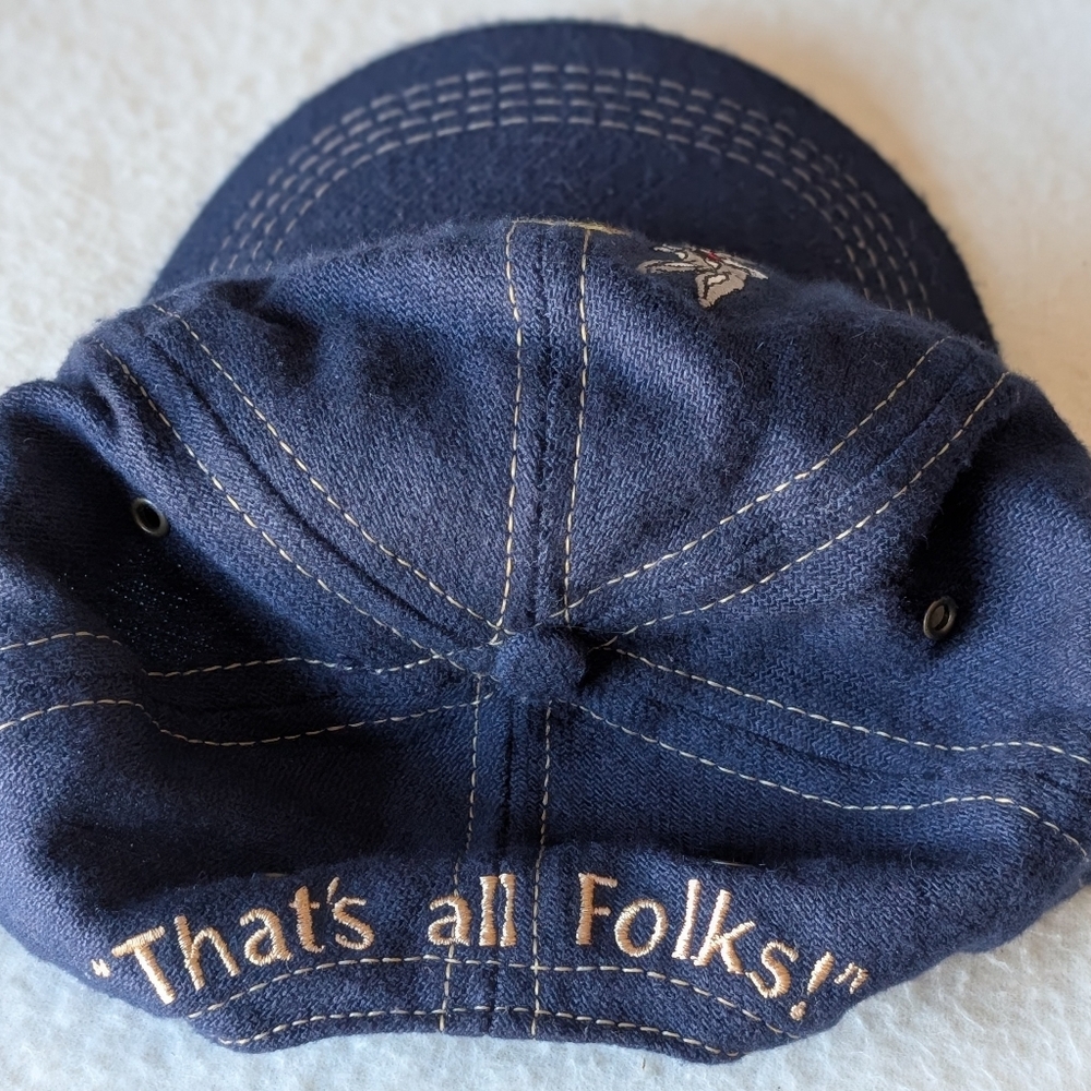 Pre-owned Vintage Looney Tunes Baseball Cap Kids Adjustable 1992 Embroidered. - Picture 3 of 4